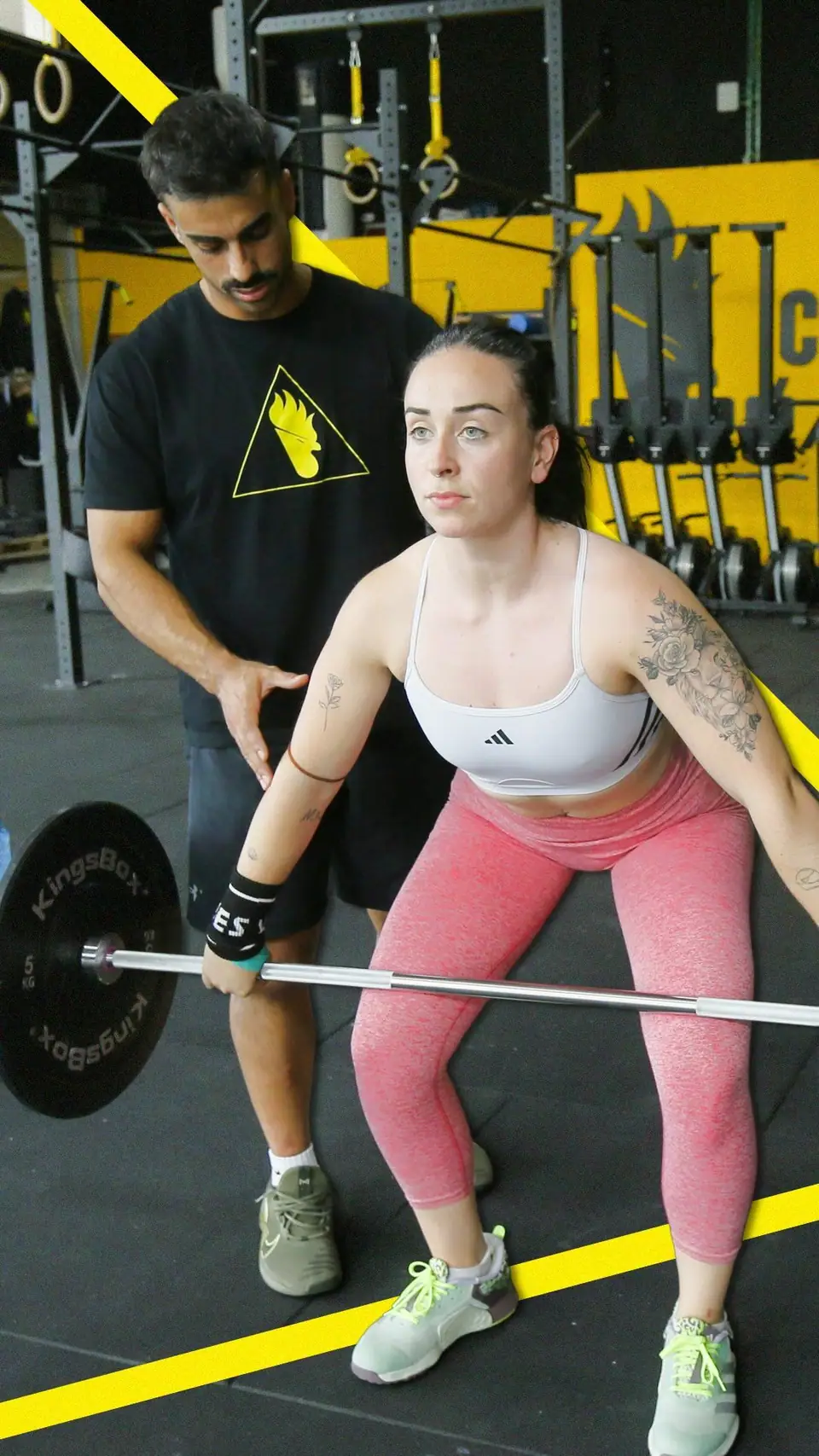 Interior del box de CrossFit Labodega en Porriño durante una clase